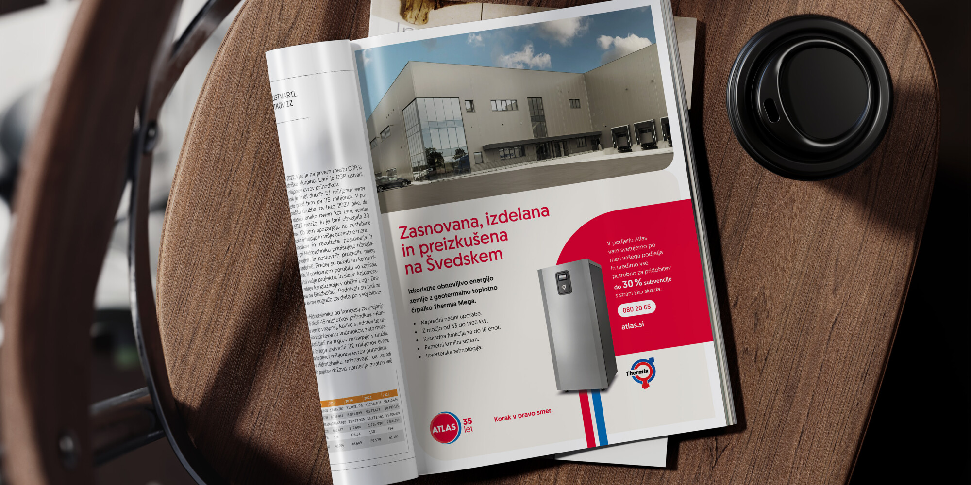  Atlas tiskani oglas.