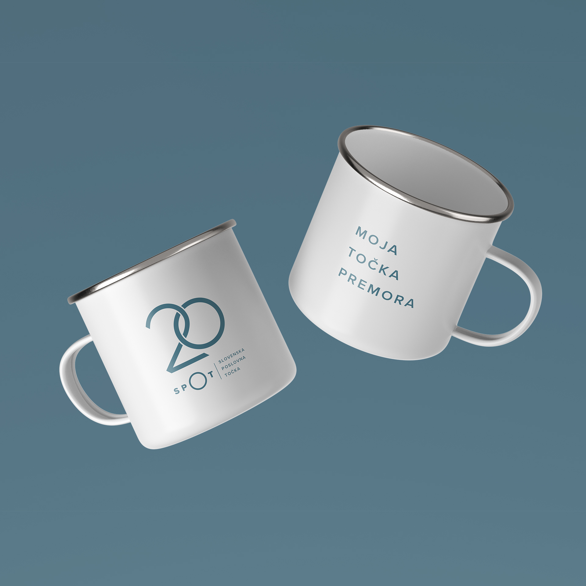 Promocijska vsebina kot darilo za udeležence - lončka z logotipom 20.