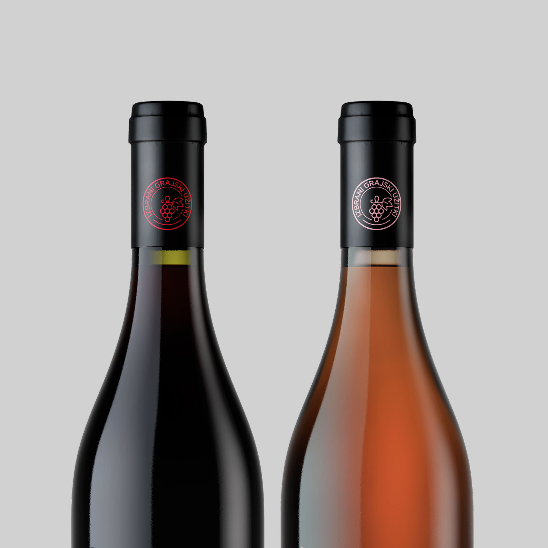 GRAJSKO VINO detajl steklenice