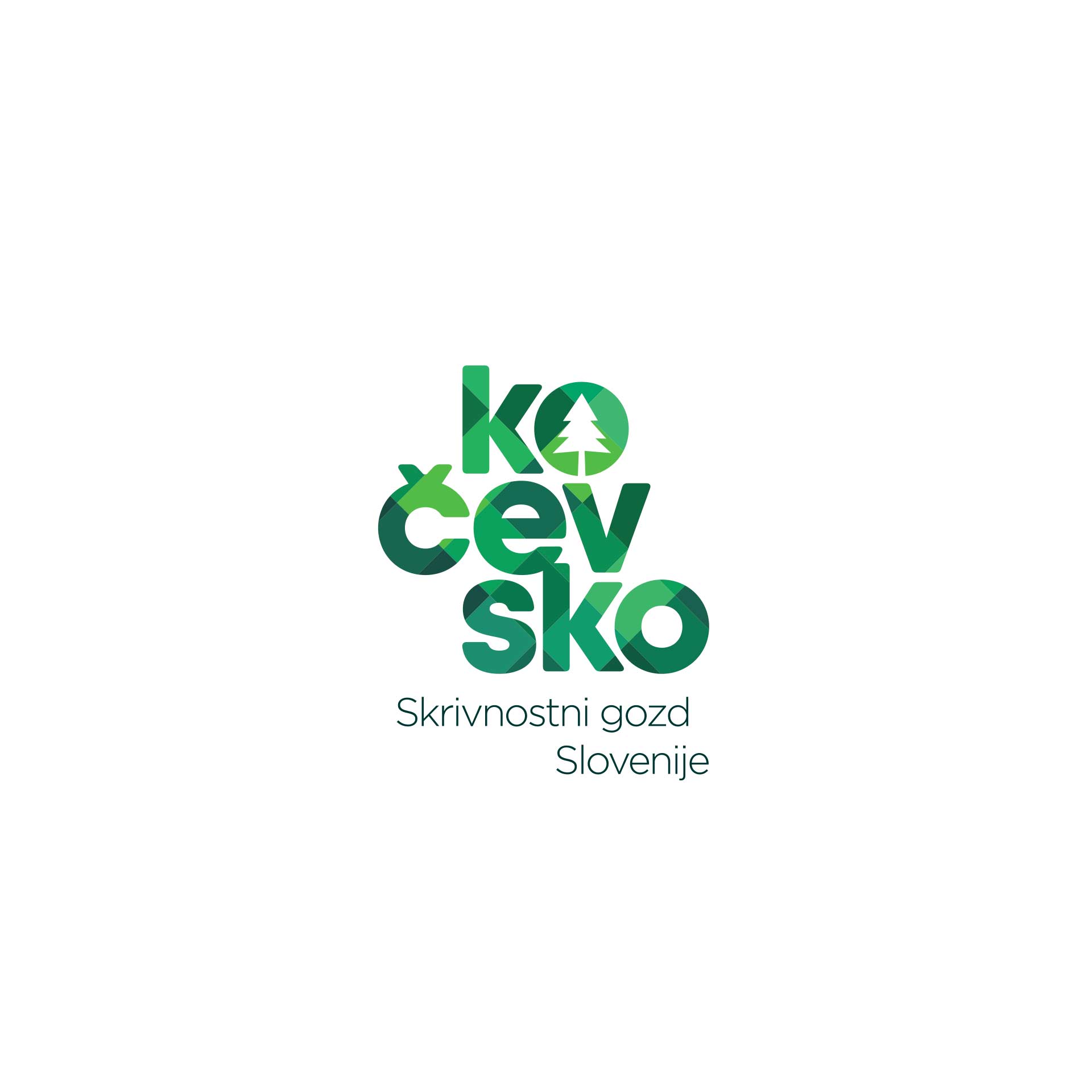 Kočevsko logotip z belim ozadjem