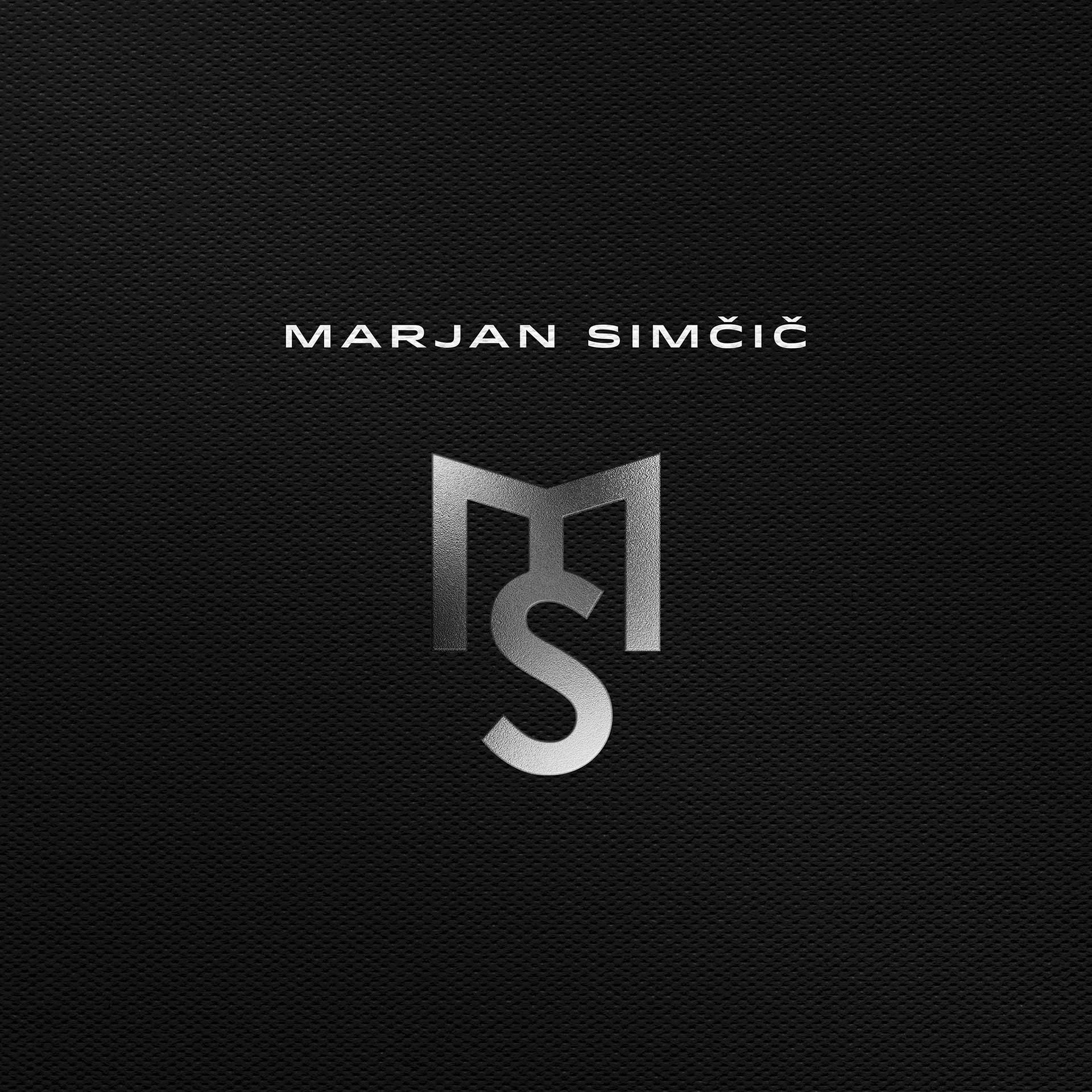 Marjan Simčič srebrn logotip