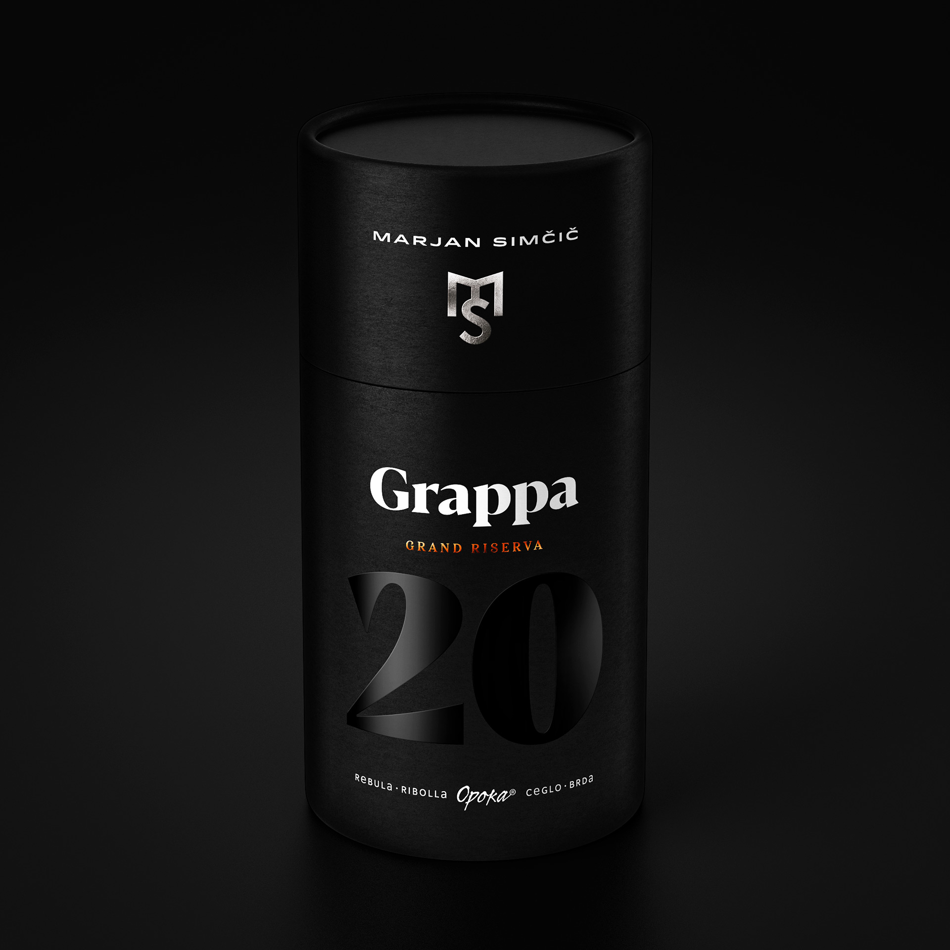 Pokončna embalaža Simčič Grappe